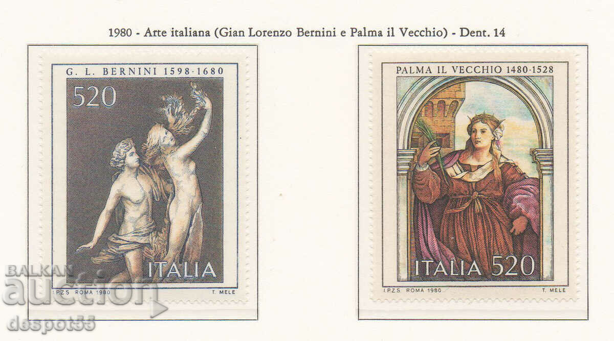 1980. Italia. arta italiana.