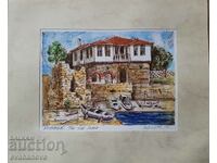 Vasil Banov color graphics Old Town Nessebar Airport