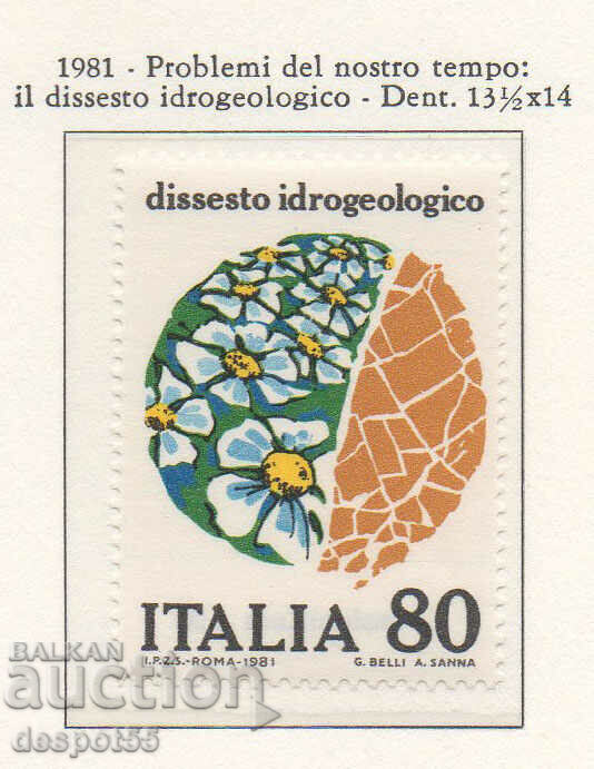 1981. Italia. Studii hidrogeologice.