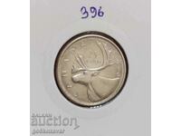 Canada 25 Cents 1960 Silver!
