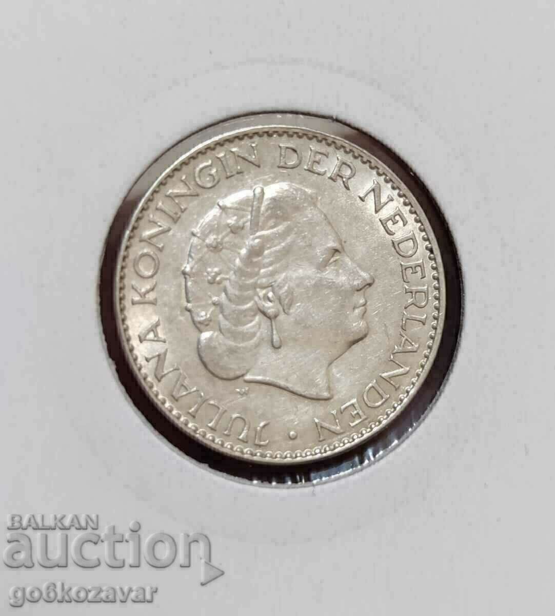 Netherlands 1 Gulden 1957 Silver ! with price 16.60 BGN | € 8.49 Netherlands 1 Gulden 1957 Silver ! with price 16.60 BGN | € 8.49