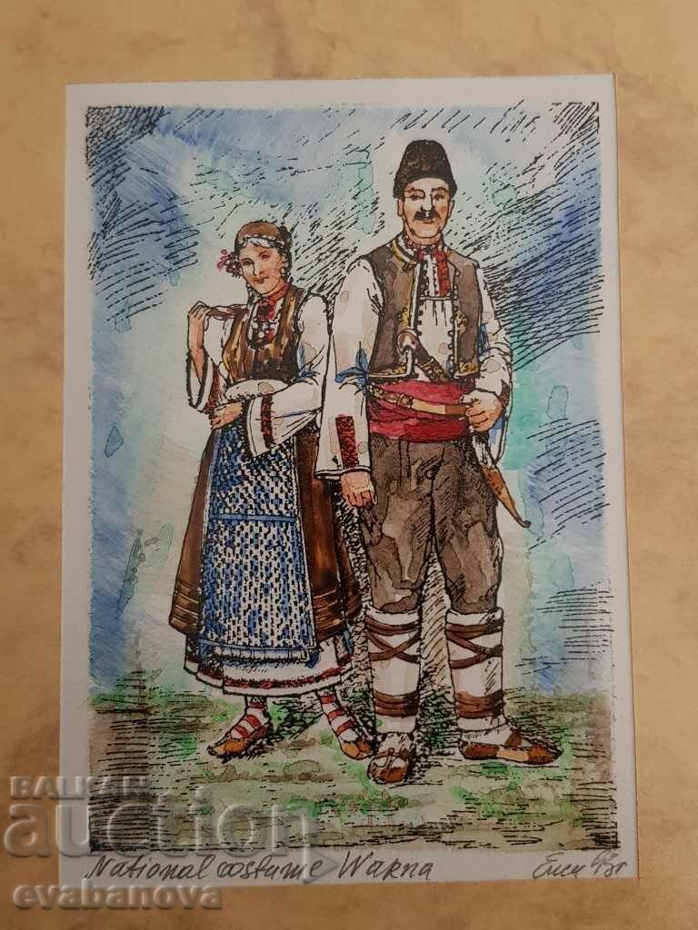 Епсимания Банова Градска народна носия от Варна 1993г. с цена € 15.00 | 29.34 лв.