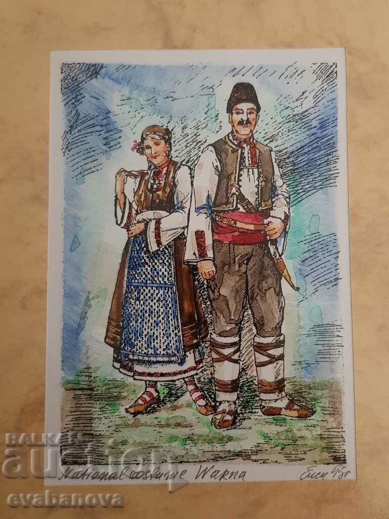 Аукцион Епсимания Банова Градска народна носия от Варна 1993г.