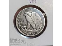 US 1/2 Dollar 1939 Silver!