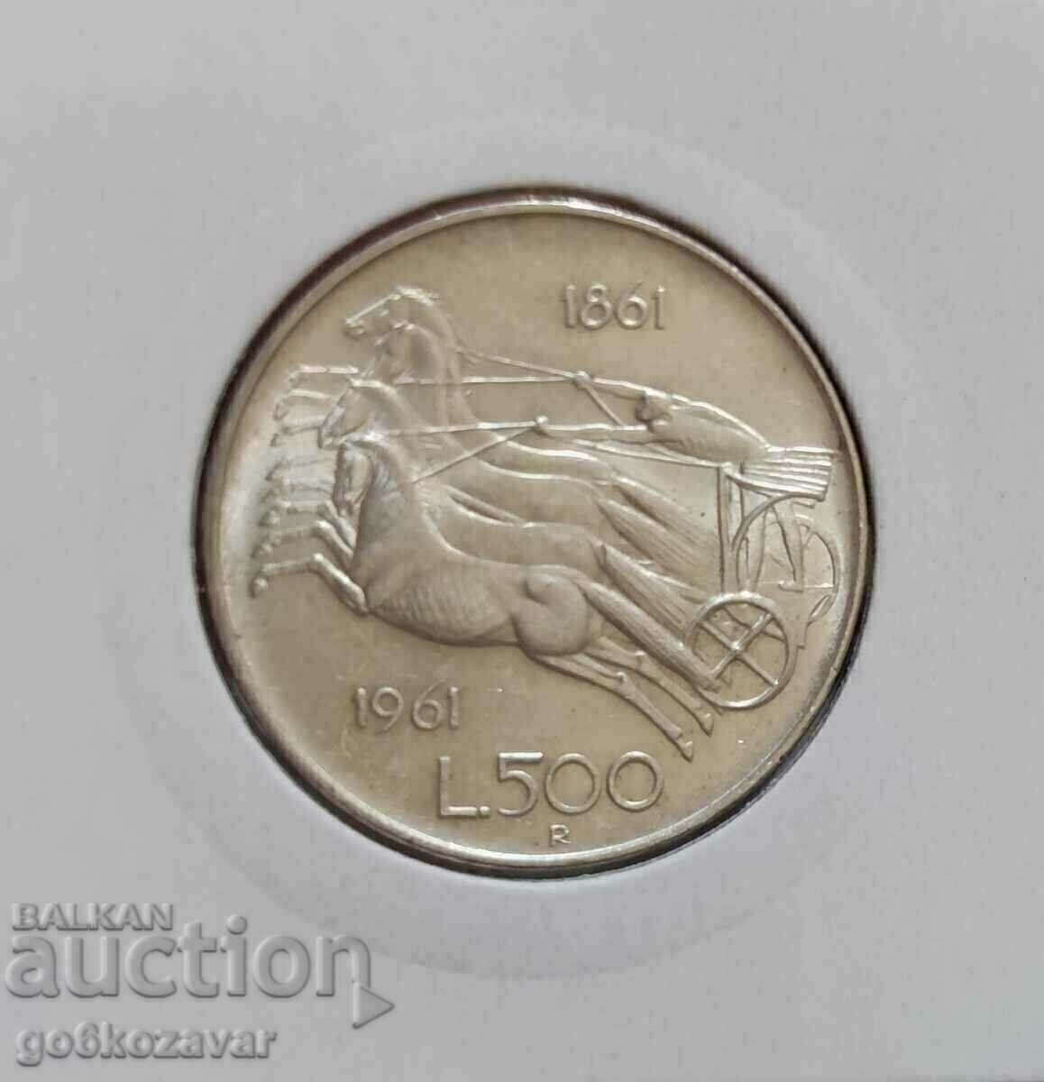 Italy 500 lira 1961 Silver! with price 39.00 BGN | € 19.94 Italy 500 lira 1961 Silver! with price 39.00 BGN | € 19.94