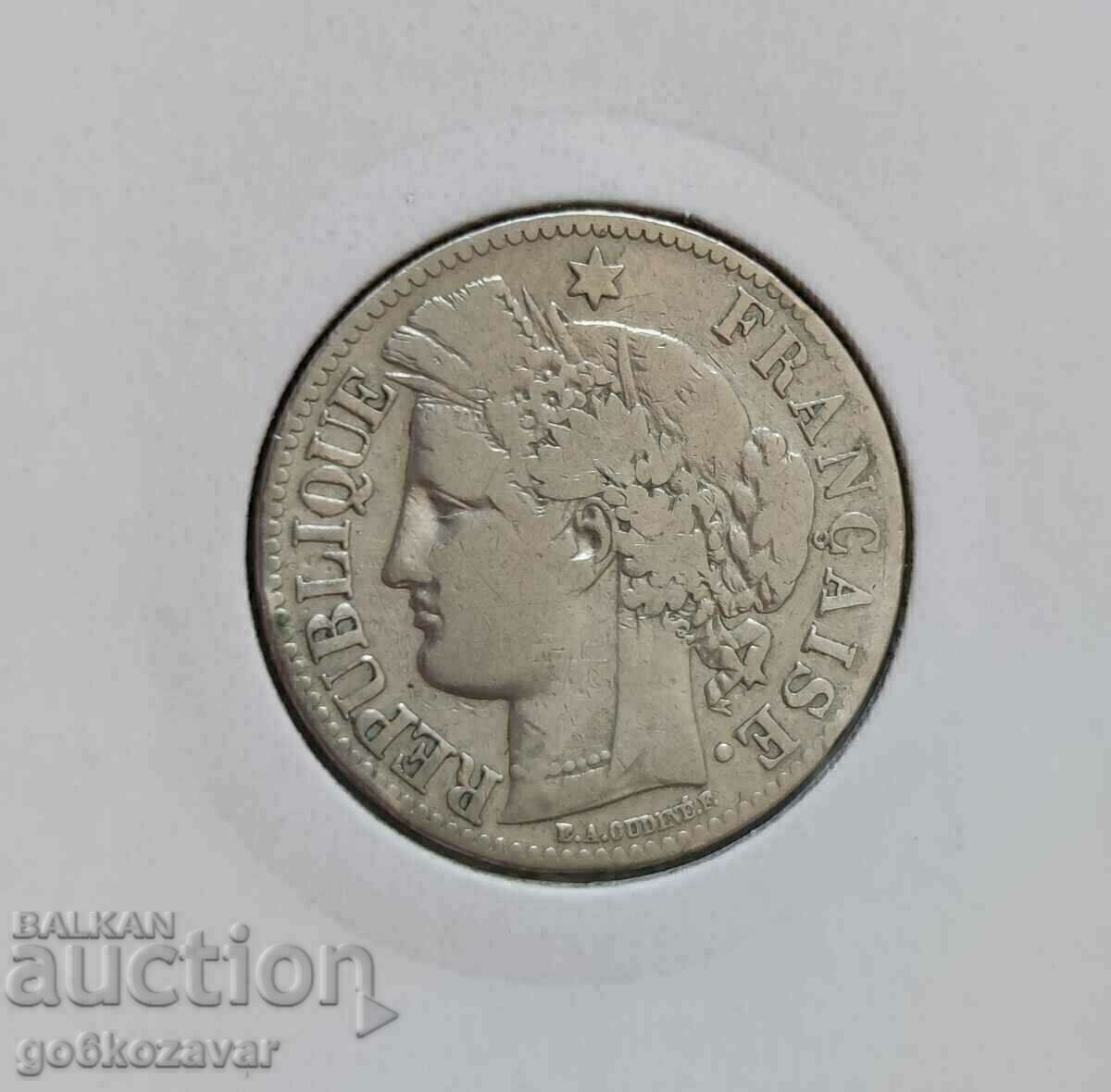 Franța 2 Franci 1871 Argint ! cu preț € 29.00 | 56.72 BGN