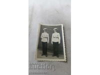 Φωτογραφία Bankya Δύο αξιωματικοί με λευκές στολές 1941