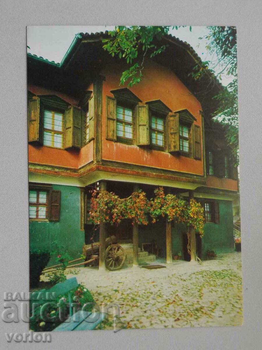 Картичка: Панагюрище – Дудековата къща музей – 1973 г.