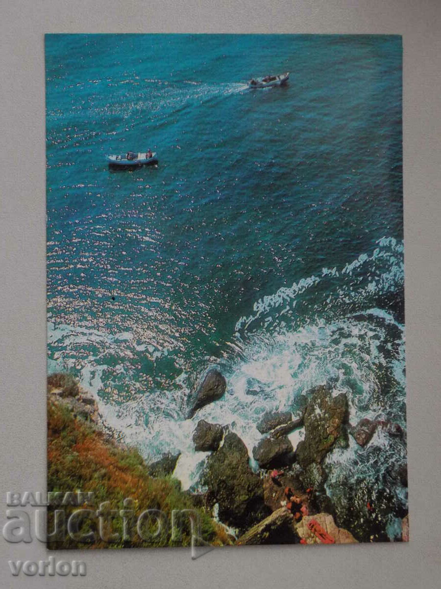 Картичка: нос Калиакра – 1973 г.