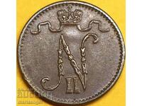 1 penny 1915 Rusia la Finlanda UNC cupru