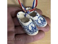 Dutch porcelain slippers