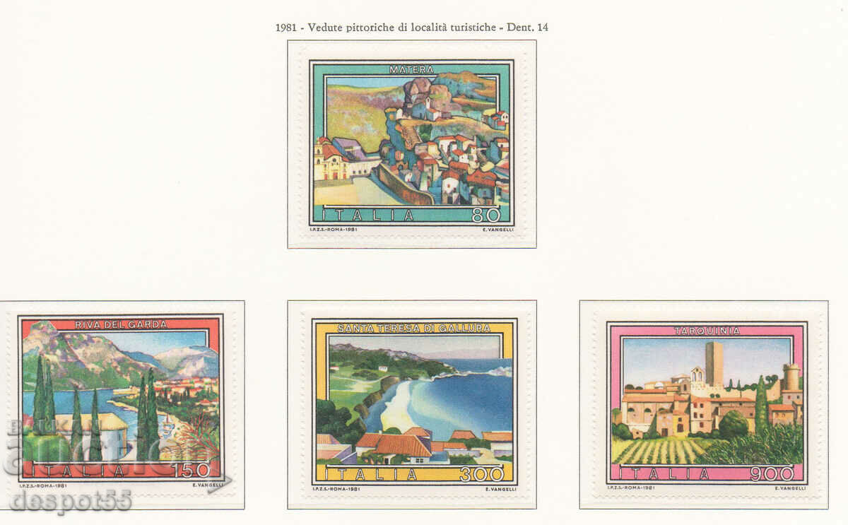 1981. Italy. Tourist advertisement - Pictures.