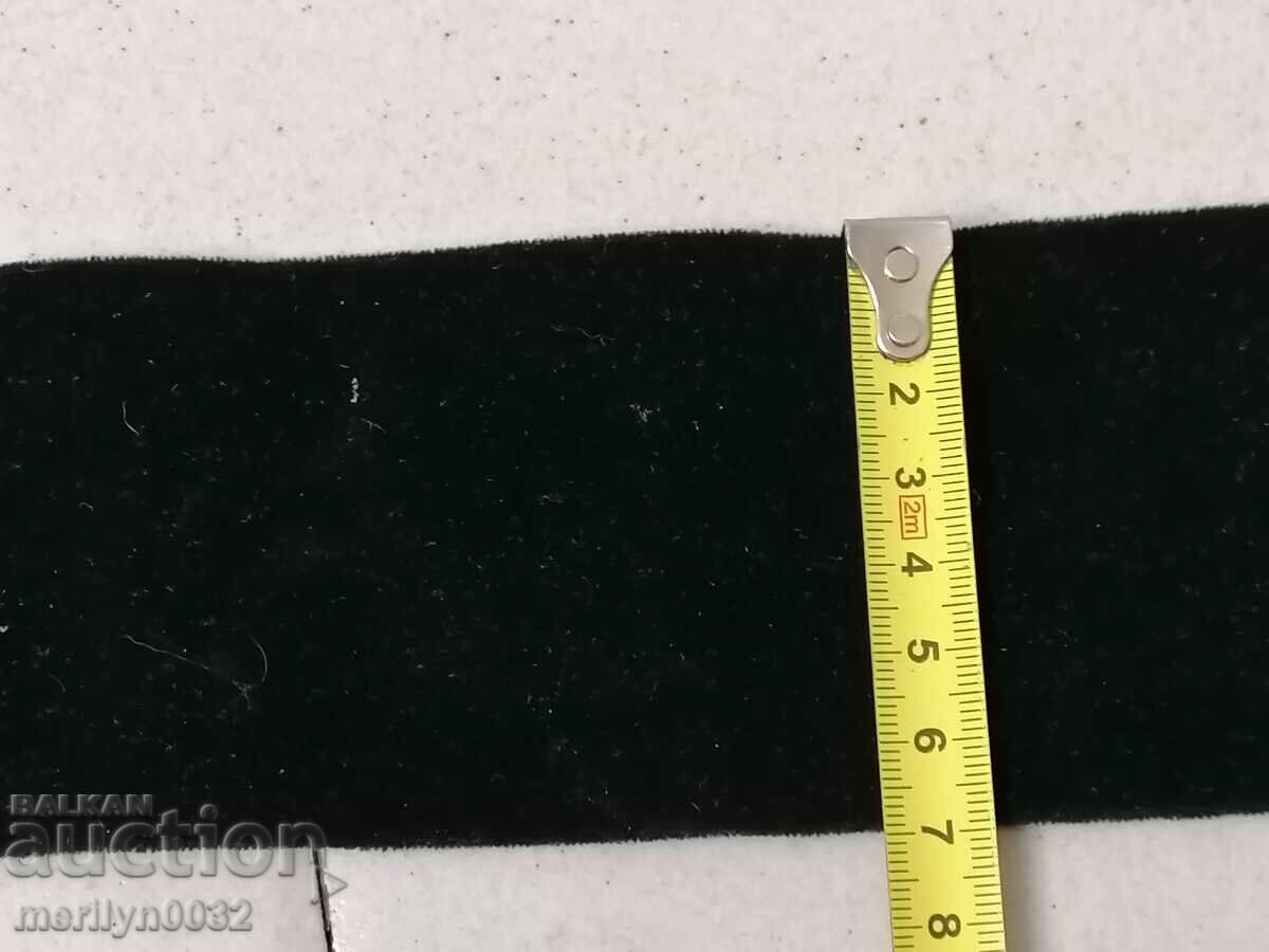 Old black velvet belt for pafty costume belt - 5 Old black velvet belt for pafty costume belt - 5