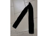Old black velvet belt for pafty costume belt