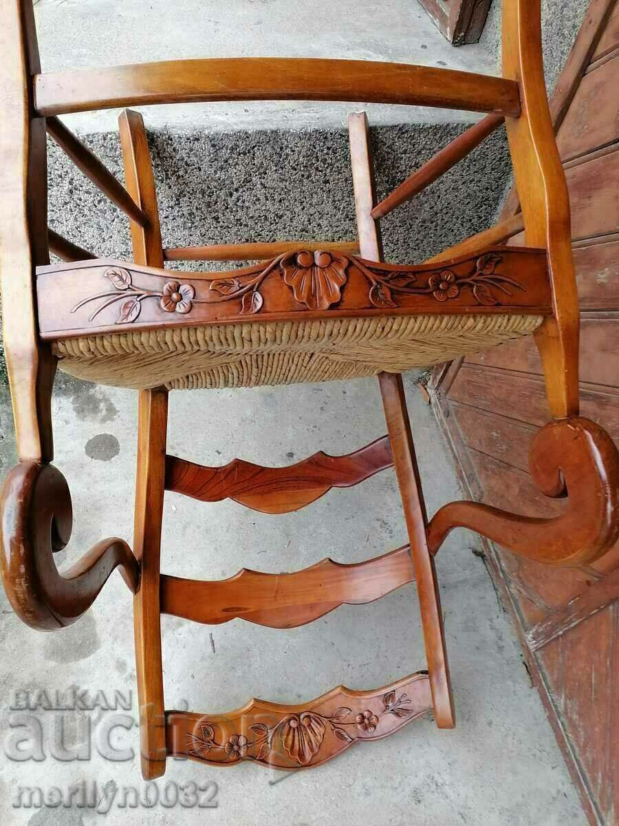Chair with wood carving old branded chair intellectual comfort - 6 Chair with wood carving old branded chair intellectual comfort - 6