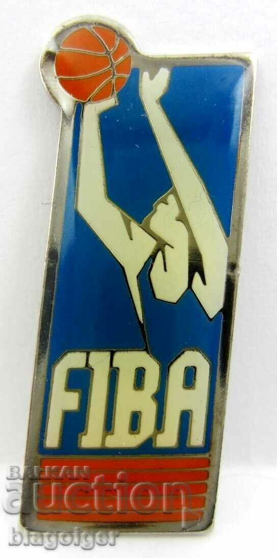 FIBA-FIBA-BASCHET-INSIGNA OFICIAL cu preț 12.00 BGN | € 6.14