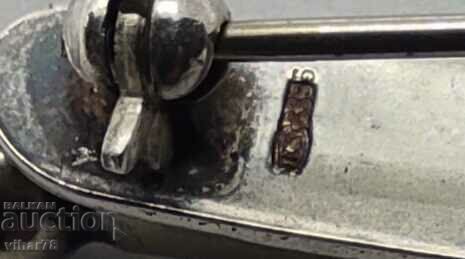 BROȘĂ MARO-ARGINTIU VECHI - 7