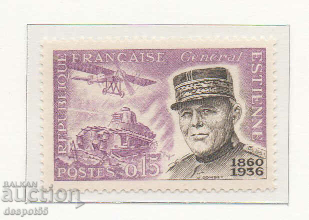 1960. France. 100 years since the birth of General Estienne.