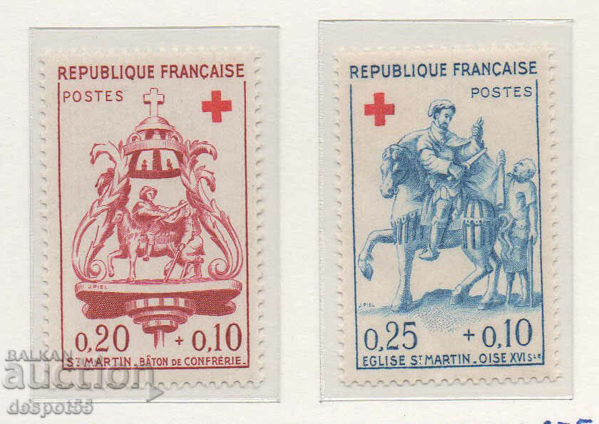 1960. Franța. Crucea Roșie.
