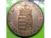 Austria 1 EGY Kreuzer 1848 26mm rare