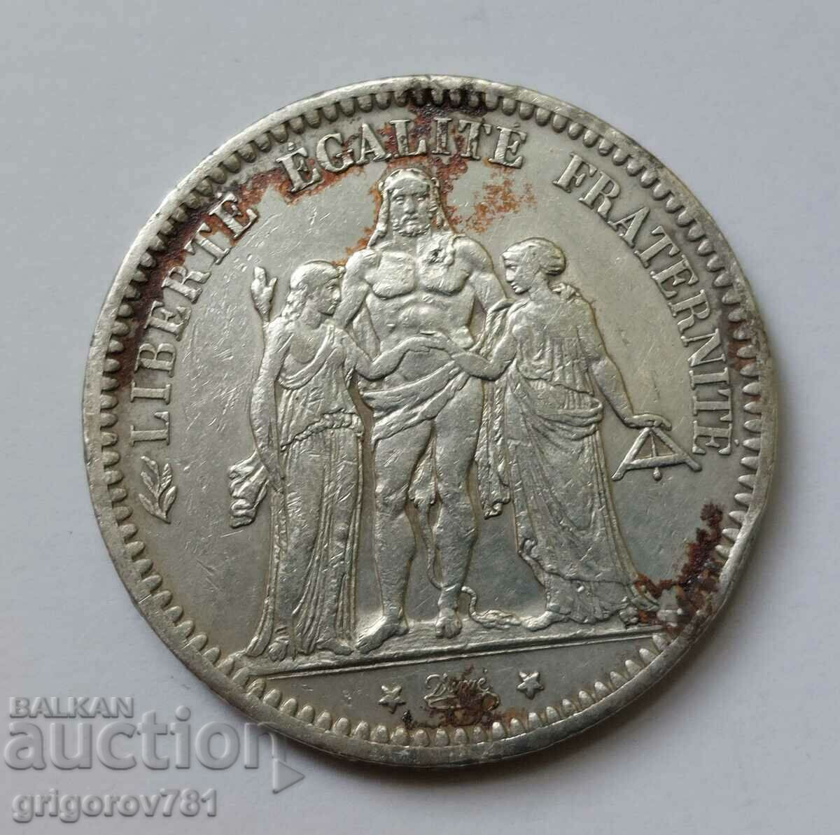 5 Φράγκα Ασήμι Γαλλία 1873 Α - Ασημένιο νόμισμα #20 με τιμή € 34.26 | 67.01 BGN 5 Φράγκα Ασήμι Γαλλία 1873 Α - Ασημένιο νόμισμα #20 με τιμή € 34.26 | 67.01 BGN