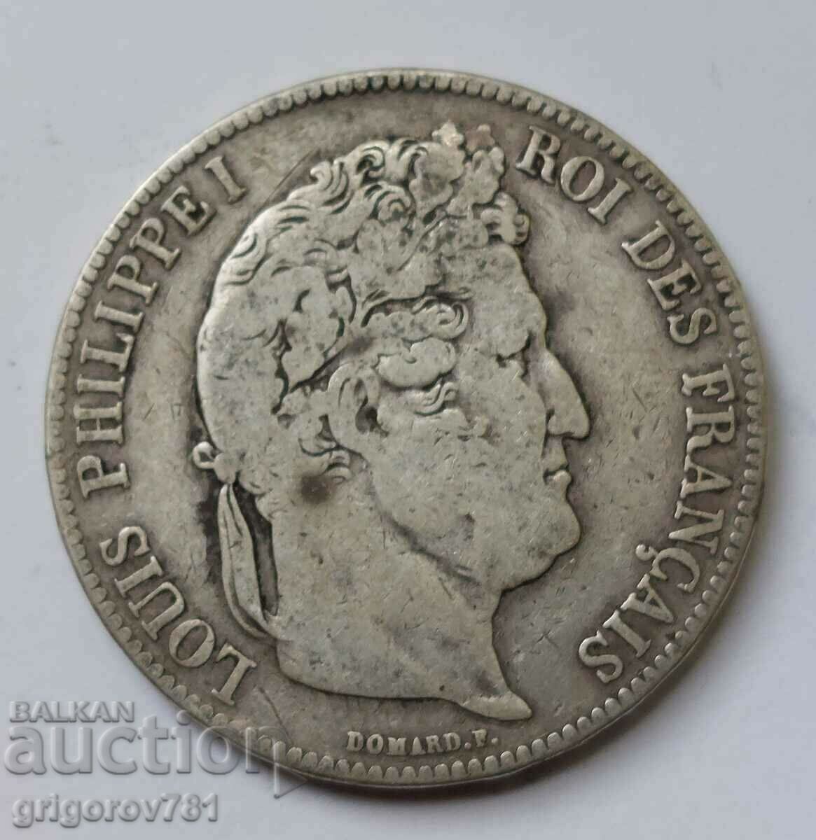 5 Φράγκα Ασήμι Γαλλία 1837 W - Ασημένιο νόμισμα #23 με τιμή € 34.26 | 67.01 BGN 5 Φράγκα Ασήμι Γαλλία 1837 W - Ασημένιο νόμισμα #23 με τιμή € 34.26 | 67.01 BGN