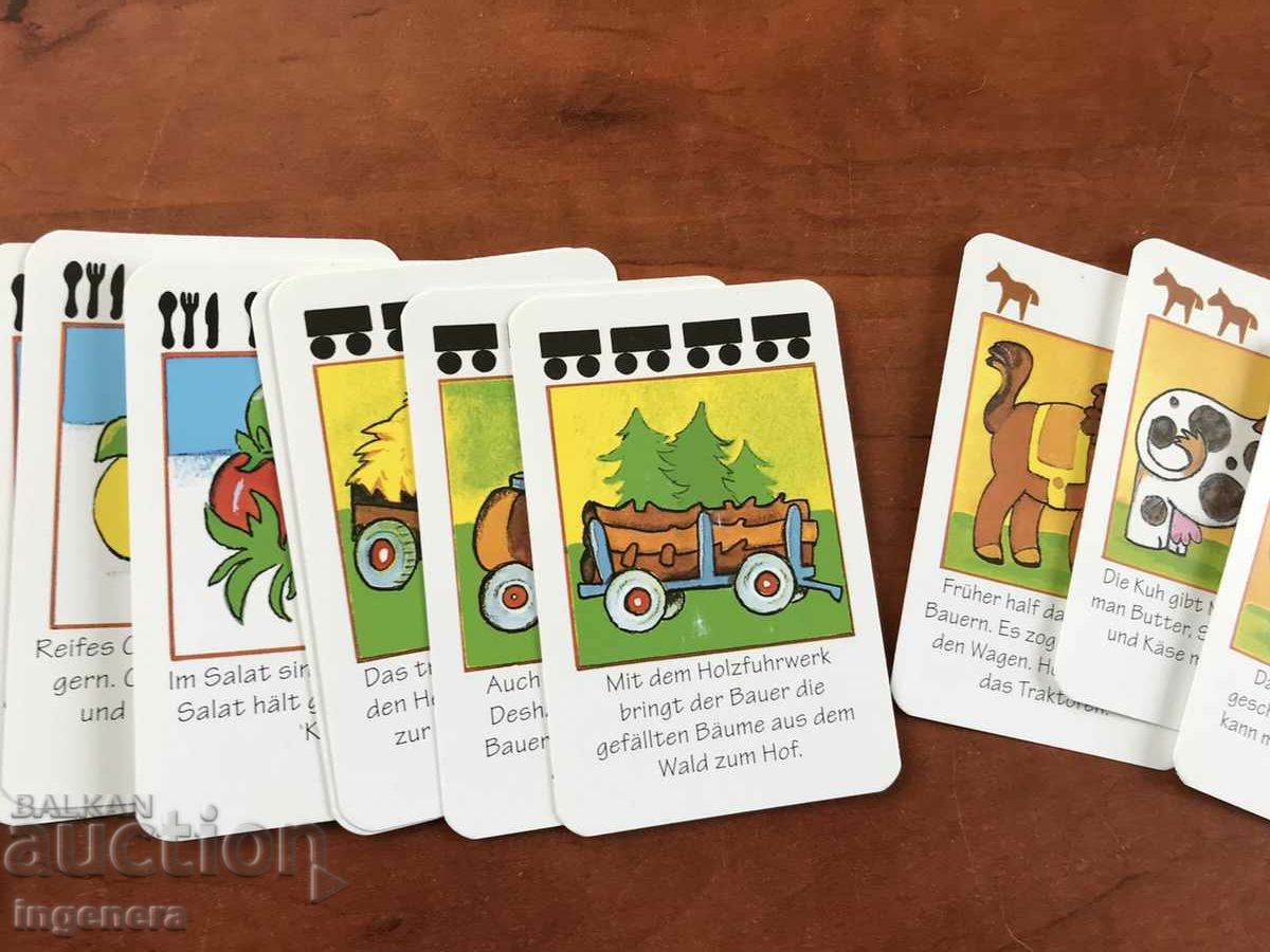 GAME CARDS "MY FARM" DECK - 5 GAME CARDS "MY FARM" DECK - 5
