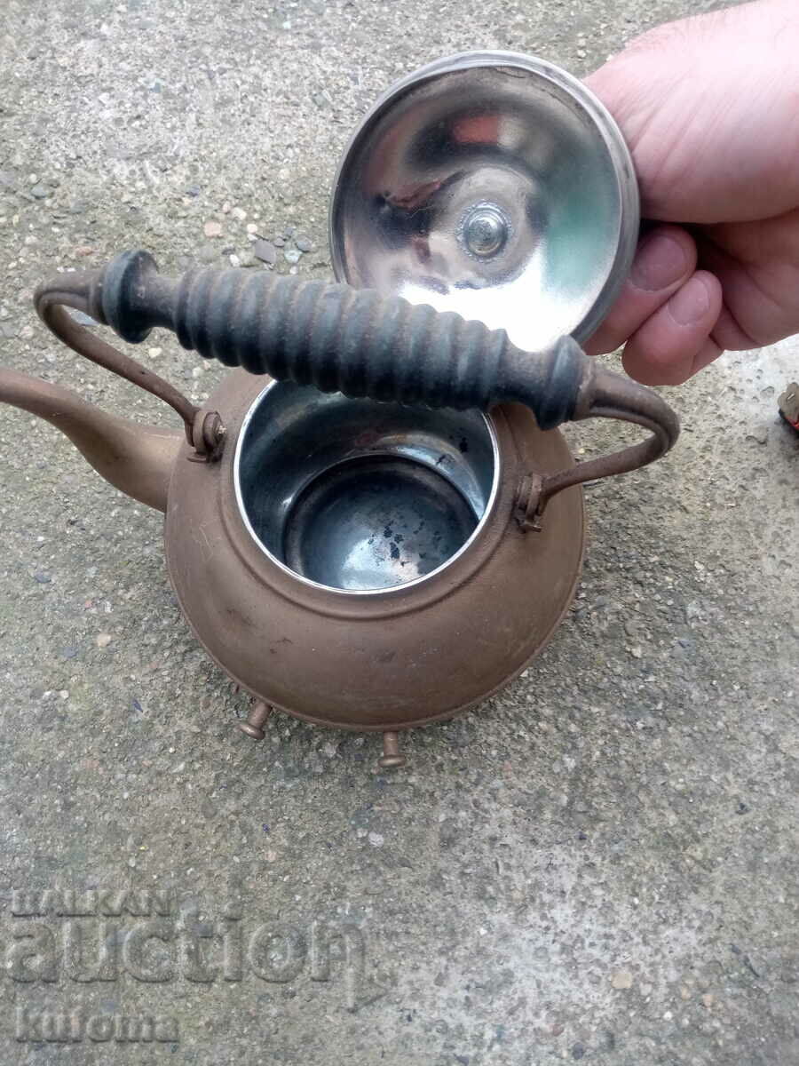 English brass kettle - 5