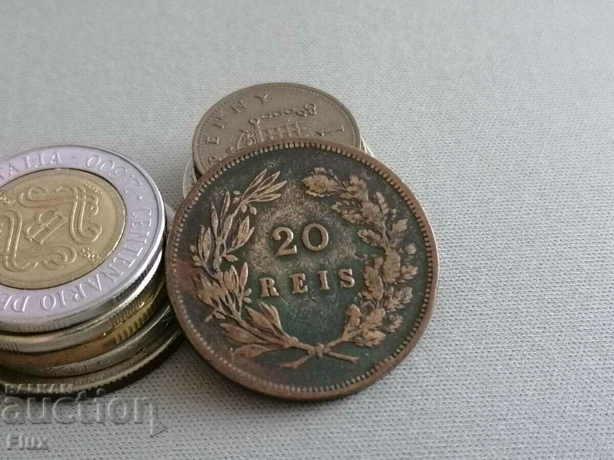 Monedă - Portugalia - 20 lei | 1891