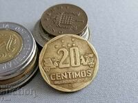 Monedă - Peru - 20 centimos | 1993