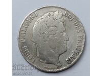 5 Francs Silver France 1834 D - Silver Coin #125