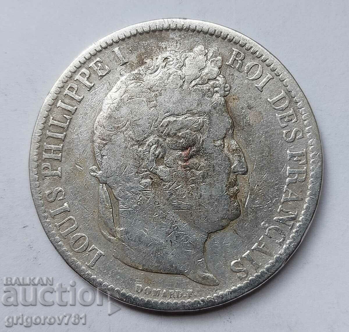 5 Φράγκα Ασήμι Γαλλία 1831 Α - Ασημένιο νόμισμα #129