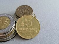 Monedă - Uruguay - 5 pesos | 2008