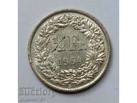 Ασημένιο φράγκο 1/2 Ελβετία 1964 - Ασημένιο νόμισμα #1