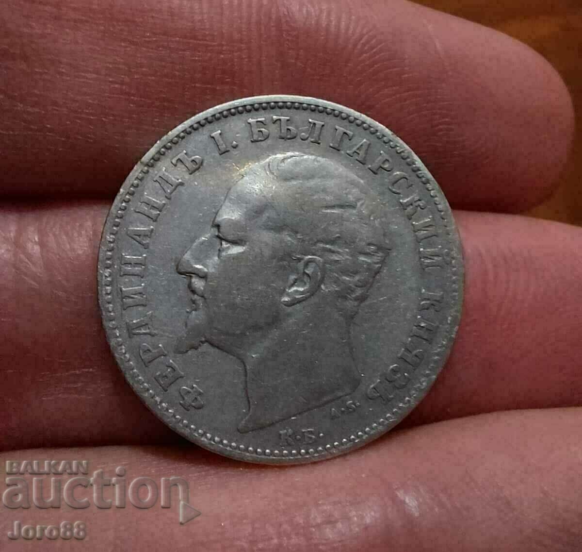 1 лев 1894 г. Сребърна монета Княжество България с цена 25.00 лв. | € 12.78 1 лев 1894 г. Сребърна монета Княжество България с цена 25.00 лв. | € 12.78