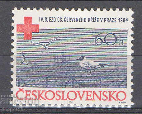 1964. Чехословакия. 4-ти чешки конгрес на Червения кръст.