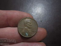 1963 год 1 цент САЩ