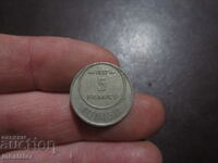 1957 Tunisia 5 francs