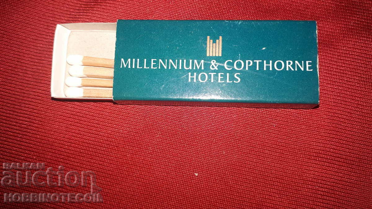 Collectible Matches match MILLENNIUM COPTHORNE HOTELS UK