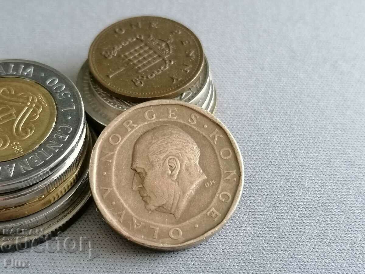 Монета - Норвегия - 10 крони | 1986г. с цена 1.95 лв. | € 1.00 Монета - Норвегия - 10 крони | 1986г. с цена 1.95 лв. | € 1.00