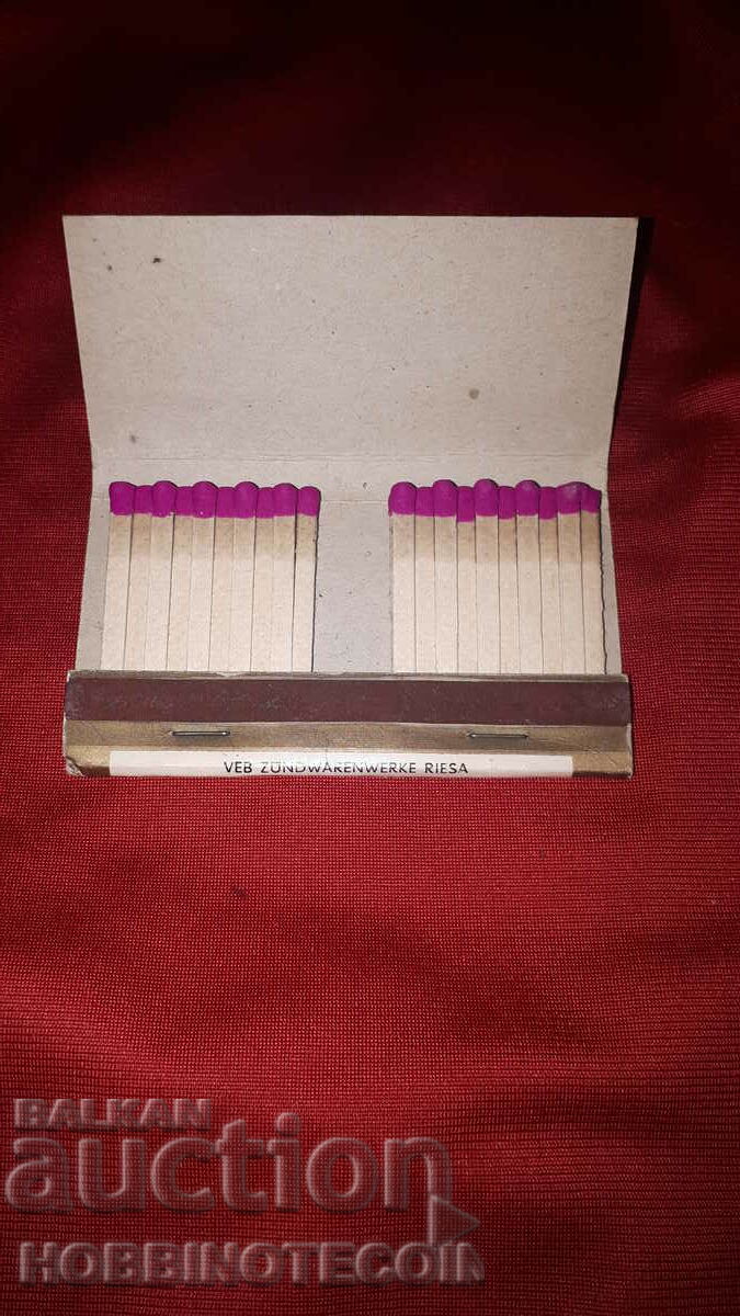 Auction  Collectible Matches match Hotel STADT LEIPZIG GERMANY