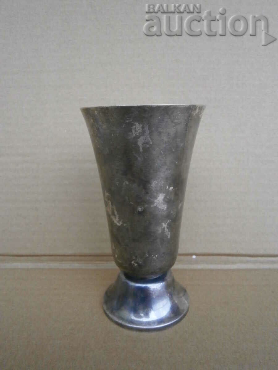 Auction copper silver plated wine glass goblet Auction copper silver plated wine glass goblet