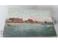 Brighton The Front 1906 carte poștală