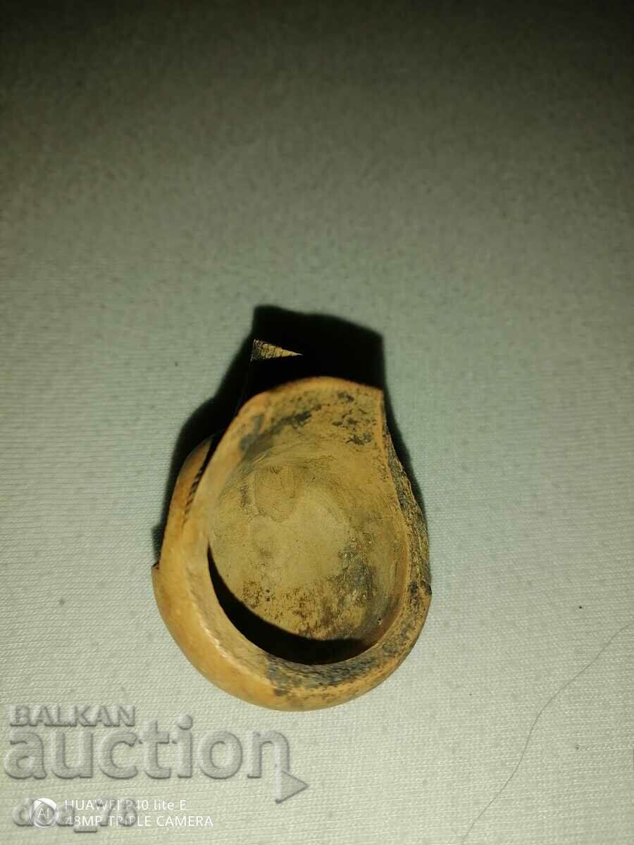Old Turkish clay pipe