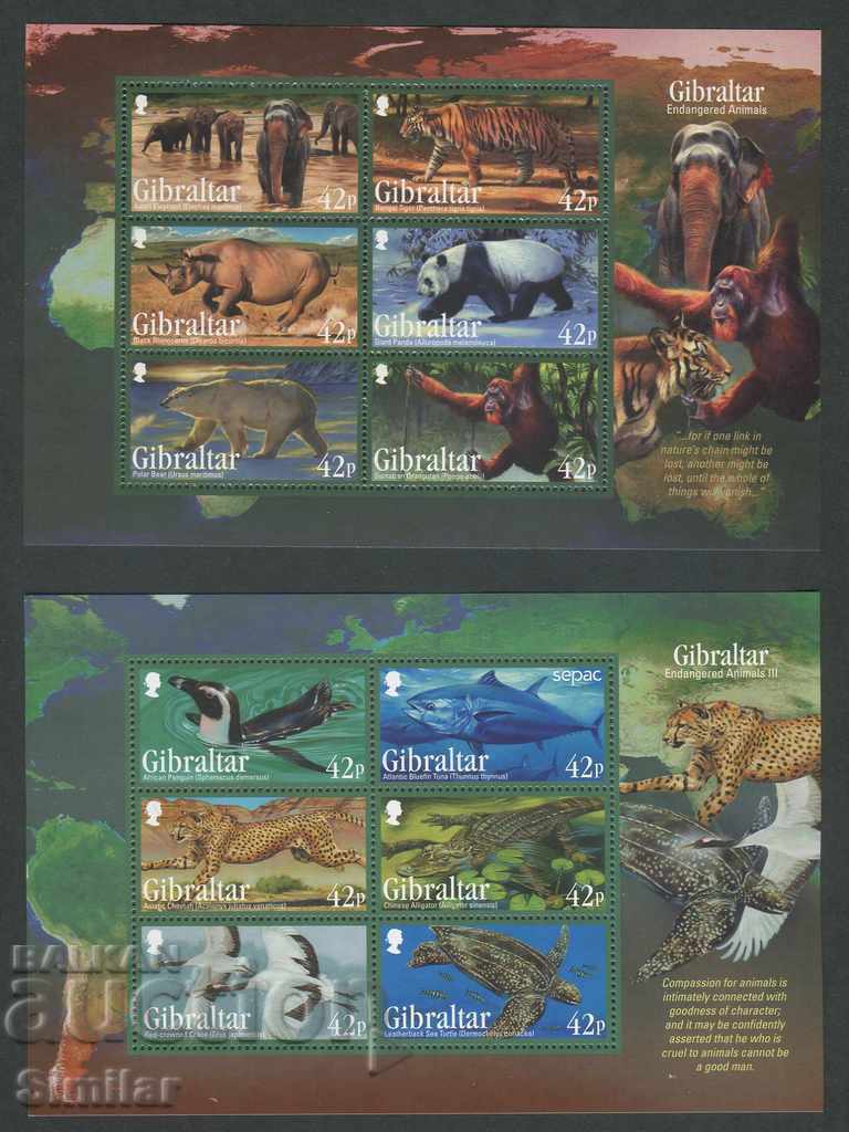 Гибралтар MNH - Фауна, застрашени животни