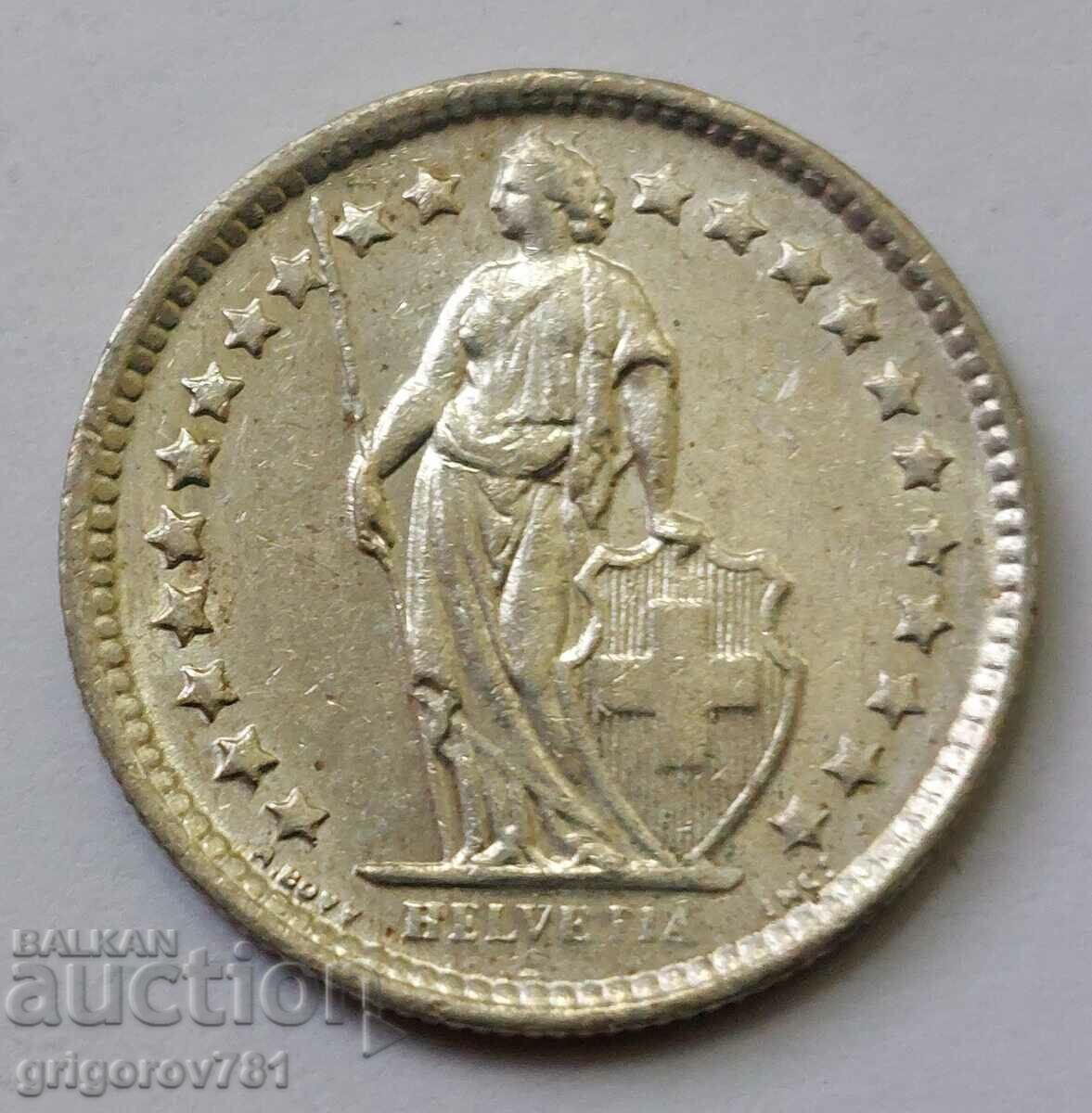 1/2 Franc Argint Elveția 1964 B - Monedă de argint #14 cu preț € 3.83 | 7.49 BGN