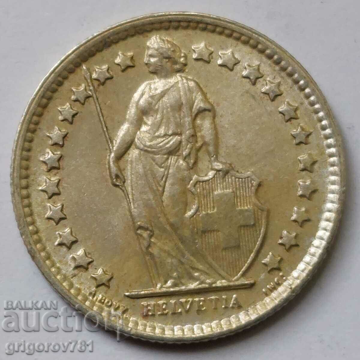 1/2 франк сребро Швейцария 1960 B - сребърна монета #23 с цена 7.50 лв. | € 3.83 1/2 франк сребро Швейцария 1960 B - сребърна монета #23 с цена 7.50 лв. | € 3.83