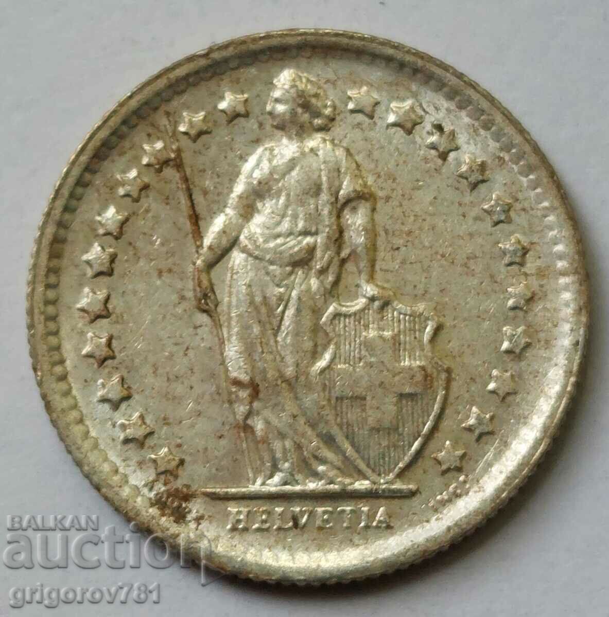 1/2 Franc Argint Elveția 1965 B - Monedă de argint #24 cu preț € 3.83 | 7.49 BGN