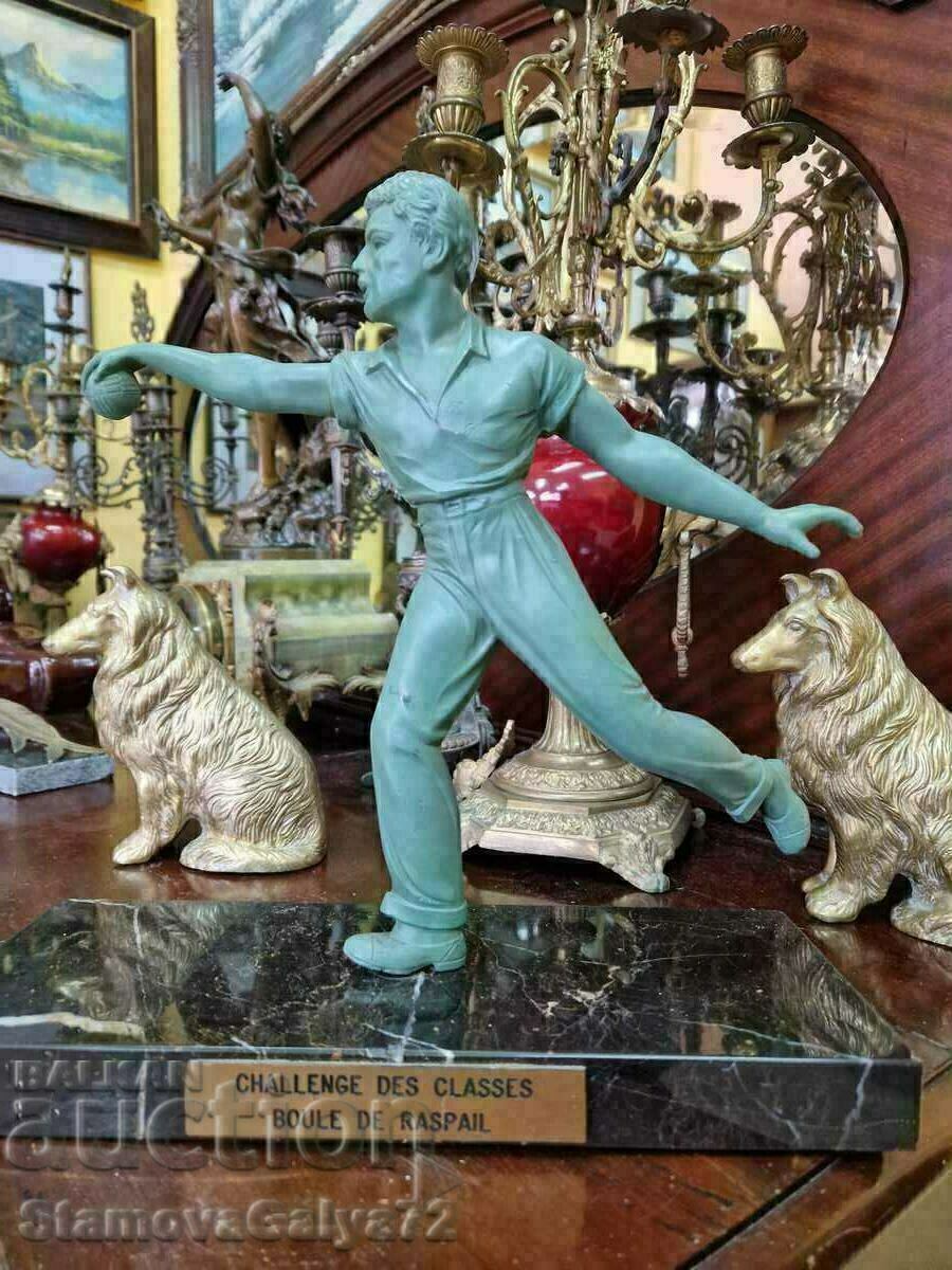 Ένα υπέροχο αντίκες γαλλικό αγαλματίδιο με τιμή 222.00 BGN | € 113.51 Ένα υπέροχο αντίκες γαλλικό αγαλματίδιο με τιμή 222.00 BGN | € 113.51