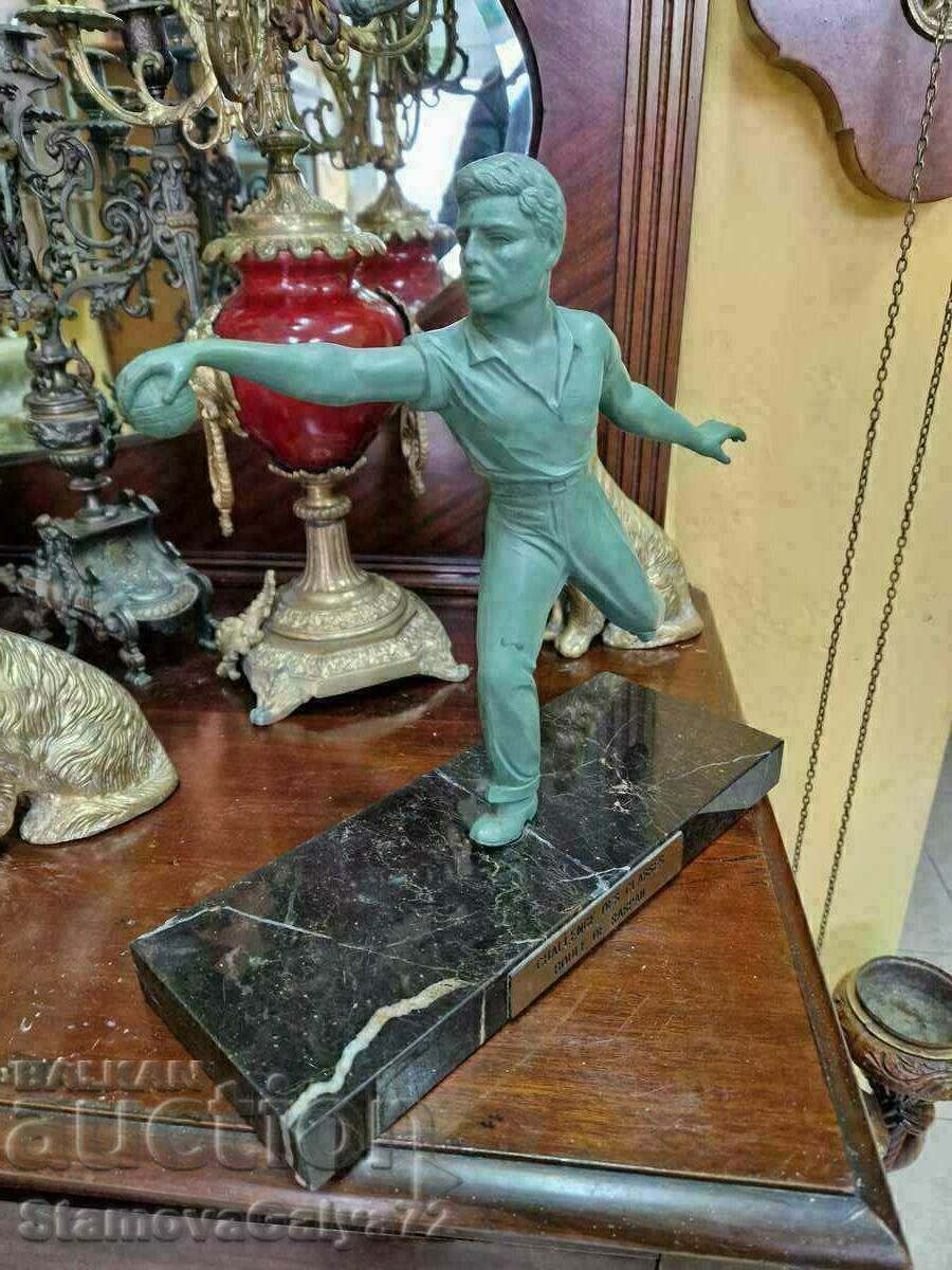 Παράδοση Ένα υπέροχο αντίκες γαλλικό αγαλματίδιο Παράδοση Ένα υπέροχο αντίκες γαλλικό αγαλματίδιο